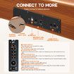 Melodic Keyboard Electric Digital Piano Hammer Action 88 Key Weighted 128 Polyphony Wood color