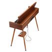 Melodic Keyboard Electric Digital Piano Hammer Action 88 Key Weighted 128 Polyphony Wood color
