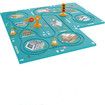 Puzzle Racer Kids Car Track Set with School Bus Vehicle Montessori Building Toy Rail Car Puzzle Gifts for 3+ Ages Boys(13 Pcs)