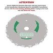 Chainsaw Tooth Brush Cutter Blade,23cm Brush Blades with Saw Chain Cutter for Trimmer,Weed Eater