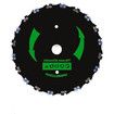 Chainsaw Tooth Brush Cutter Blade,23cm Brush Blades with Saw Chain Cutter for Trimmer,Weed Eater