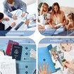 Document Organizer Folio, Important Document Organizer, in Case I Go Missing Binder, Estate Planning Organizer, File Organizer for Paper, Office and School, Work, Blue