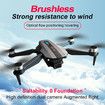 4K HD Dual Camera EVO Drone Obstacle Avoidance Aircraft 5G Wifi FPV Folding Brushless Wide Angle Aerial Photo RC Quadcopter Color Grey