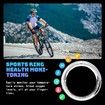 Smart Ring Fitness Tracker Rate Monitor Sleep Recorder Activity Reminder with Charging Case,IP68 Waterproof(9#)