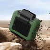 Portable Waist Fan, 3 Speed, Personal Cool Clip Fan Under Shirt, Hand Free Wearable Belt Fan for Outdoor Working Hiking Fishing (Green)