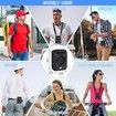 Portable Waist Clip Fan, 10000mAh Battery Powered Hands Free Cooling Fan, Wearable Belt Personal Fan for Outdoor (Black)