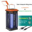 2-in-1 Portable Electronic Rechargeable Mosquito Killer Lamp for Summer Trip Outdoor Camping Patio Home and Garden