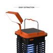 2-in-1 Portable Electronic Rechargeable Mosquito Killer Lamp for Summer Trip Outdoor Camping Patio Home and Garden