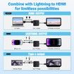 Car TV Mate,HDMl Multimedia Adapter for Cars with Factory Wired CarPlay,Car TV Converter,2.4GHz WiFi,Plug and Play