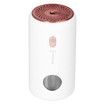Mini USB Powered Car Humidifier Mute Large Misting Air Humidifier for Home Office Bedroom One Key Operation (White)