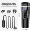 Car Electric Kettle 450ml 12 24V Car Heating Cup Car Stainless Steel LCD Temperature Display Travel Electric Coffee Cup for Tea Coffee Milk
