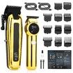 Electri Cordless Hair Clippers Beard Trimmers Set for Men with LED Display Hair Cutting Kit for Family