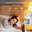 Portable Air Conditioners Fan with 3 Speeds 7 Colors,Small Mini Ac Unit for Bedroom Air Cooleror Office Outdoor Camping