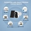Solar Security Camera Wireless 3K 4MP WiFi Surveillance Battery Powered Motion Detection Night Vision 2 Way Audio 2 Pcs