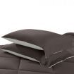 DreamZ Microfibre Reversible Quilt Duvet Cover and Pillowcase Set in Double Size