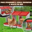 3 Hole Chicken Nesting Box Roll Away Chook Hen Laying Boxes Modular Nest House Poultry Egg Nest Brooder Coop Perch Plastic