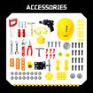 3in1 Kids Work Bench 85pcs Construction Toys Tool Set Toolbox Table Trolley Toolkit Educational Pretend Role Learning Repair Building Playset