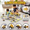 Race Track Toys Construction Truck Electric Car Play Vehicle Set Engine Road Rail Park Game Toddler Boy Christmas Gift 279 Pieces Roller Coaster