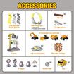 Race Track Toys Construction Truck Electric Car Play Vehicle Set Engine Road Rail Park Game Toddler Boy Christmas Gift 279 Pieces Roller Coaster