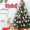 70 Pcs Christmas Tree Balls Ornaments Set Assorted Xmas Hanging Ornaments Balls with Hanging Loop for Christmas Tree Xmas Holiday Party Decoration Supplies, Silver