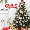 70 Pcs Christmas Tree Balls Ornaments Set Assorted Xmas Hanging Ornaments Balls with Hanging Loop for Christmas Tree Xmas Holiday Party Decoration Supplies, Gold
