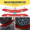 4WD Recovery Boards 4x4 Off Road Wheel Drive Tracks Traction Mats Tyre Ladder Pads for Truck Mud Sand 2PCS with Jack Base