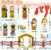 Nativity Advent Calendar  Nativity Set for Kids Christmas Advent Calendar for Kids Boys Girls Teens Toddler Children Christian Religious Advent Calendar Gifts Toy