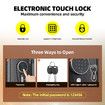 Steel Gun Safe Box Case 4 Rifles Cabinet 6 Pistols Holder Firearm Locker with LED Home Storage Security Lockbox Heavy Duty Organizer Digital Keypad