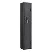 Steel Gun Safe Box Case 4 Rifles Cabinet 6 Pistols Holder Firearm Locker with LED Home Storage Security Lockbox Heavy Duty Organizer Digital Keypad