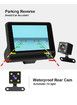 3 Lens Car Dash Camera Front Inside and Rear Camera 4 in Car Camera 140°Wide Angle Looping Recording G-Sensor, Max Support 32GB Card HDR Motion Detection