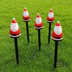 Solar Christmas Garden Stake Lights, Outdoor Waterproof Solar Santa Claus Garden Stake Christmas Pathway Lights