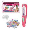 Kids Hair Gem Stamper Braid Kit   Bling Hair Jewels for Girls Hair Styling Tool with Reusable Shining Diamonds Christmas Birthday Gifts Kids Ages 3+