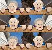 Fence Peeker Yard Art, Garden Nosy Neighbor Funny Grandpa Grandma Couple, Outdoor Lawn Decoration Sign 2pcs