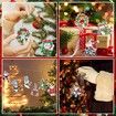 Christmas Countdown Advent Calendar- 24-Day Diamond Painting Craft Kit with Keychain Pendants,Perfect Holiday Gift