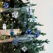 70Pcs Christmas Balls Tree Ornaments,Hanging Christmas Snowman Decorations Set with Gift Box for Indoor Holiday Xmas Party Home Decor