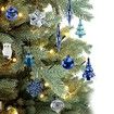 70Pcs Christmas Balls Tree Ornaments,Hanging Christmas Snowman Decorations Set with Gift Box for Indoor Holiday Xmas Party Home Decor