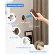 Wall Sconces Set of 2 Rechargeable Wall Lights with 360 Rotation,Dimmable Battery Operated Wall Sconce,Magnetic Wall Light,Wireless Wall Mount Light (2 Pack)