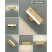 Battery Operated Wall Sconce,Wireless Rechargeable Wall Sconce,Wall Mounted Reading Light,Dimmable Magnetic Wall Mounted Lamp,LED Wall Lights Rotatable for Bedroom,Living Room (1 Pack)