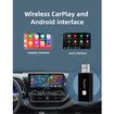 Wireless CarPlay Adapter,Converts Wired to Carplay Wireless Adapter,Plug and Play-Seamless Fast Response Stable Bluetooth Connection CarPlay for iOS 10+ and Cars from 2016
