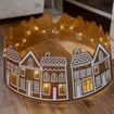 LED Gingerbread Christmas Tree Collar 26inch Chirstmas Decoration