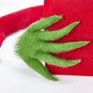 The Book of WHO Christmas Tree Decoration Green Christmas Thief Hands Tree Top Funny Elf Reading Book Tree Topper