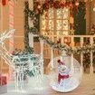 Inflatable Christmas Ball,PVC Inflatable Decorated Ball,Christmas Outdoor Indoor Decorations,Christmas 3D Decorative Ball,Snowman