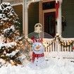 Inflatable Christmas Ball,PVC Inflatable Decorated Ball,Christmas Outdoor Indoor Decorations,Christmas 3D Decorative Ball,Snowman