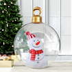 Inflatable Christmas Ball,PVC Inflatable Decorated Ball,Christmas Outdoor Indoor Decorations,Christmas 3D Decorative Ball,Snowman