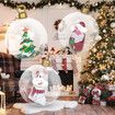 Inflatable Christmas Ball,PVC Inflatable Decorated Ball,Christmas Outdoor Indoor Decorations,Christmas 3D Decorative Ball,Snowman