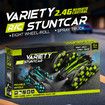 Remote Control Car,Gesture Sensing RC Car 8 Wheels with Spray & Light, Christmas Toys Birthday Gifts for Kids (Green)