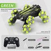 Remote Control Car,Gesture Sensing RC Car 8 Wheels with Spray & Light, Christmas Toys Birthday Gifts for Kids (Green)