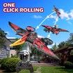 Pterodactyl Toys for Kids, Remote Controlled Aircraft,Flying Toys Birthday Gifts for Boys,Hobby RC Plane for Beginners (Red)