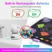 Dance Mat Rechargeable Music Light Up Electronic Bluetooth 5 Game Modes LED Lights Adjustable Volume Kids Blue Play