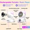 Dance Mat Rechargeable Music Light Up Electronic Bluetooth 5 Game Modes LED Lights Adjustable Volume Kids Blue Play